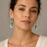 Michal Golan Moss Garden Riverstone Dangling Charm Earrings