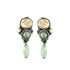 Michal Golan Moss Garden Riverstone Shield Earrings