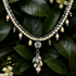 Michal Golan Moss Garden Riverstone Dangling Charm Necklace