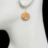 Michal Golan Peach Tree Circle Earrings