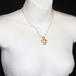 Michal Golan Peach Tree Pearl Heart Necklace