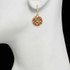 Michal Golan Byzantine Abalone & Rose Circle Earrings