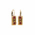 Michal Golan Byzantine Garnet Bar Earrings