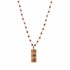Michal Golan Byzantine Garnet Bar Necklace