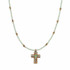 Michal Golan Byzantine Garnet Cross Necklace III