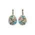 Michal Golan Teal Drop Earrings