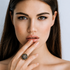 Michal Golan Metallika Hematite Circle Ring