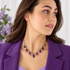 Michal Golan Violet Amethyst Charm Necklace