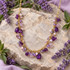 Michal Golan Violet Amethyst Charm Necklace