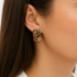 Michal Golan Midnight Garden Rectangle Clip Earrings