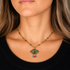 Michal Golan Midnight Garden Eye Necklace