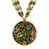 Michal Golan Midnight Garden Large Circle Necklace