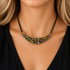 Michal Golan Midnight Garden Large Crescent Necklace