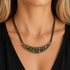 Michal Golan Midnight Garden Large Crescent Necklace