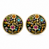 Michal Golan Midnight Garden Round Bouquet Earrings