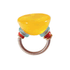 Orna Lalo Yellow Half Sphere Ring