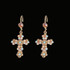 Michal Negrin Cross Hook Earrings