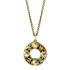 Michal Golan Pendant Open Round With Peal Necklace