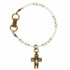 Michal Golan White Cross Bracelet