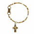 Beige Cross Bracelet by Michal Golan