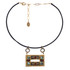 Michal Golan Large Open Rectangle Necklace