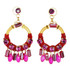 Anat Collection Earrings Red and Gold