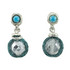 Anat Collection Blue Bead Nouveau Glam Earrings