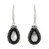 Black Anat Jewelry Midnight Joy Nouveau Glam Earrings