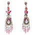 Anat Jewelry Chandelier Pink Nouveau Glam Earrings