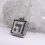 Silver Kabbalah Pendant With The Verse God Will Guard You Now And Forever