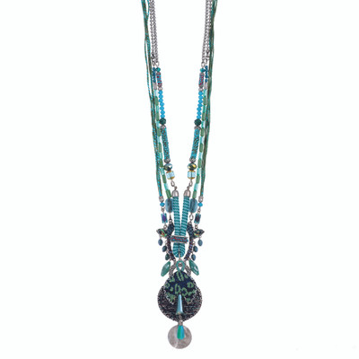 Ayala Bar Meditteranean Ocean Multistranded Mesh Necklace