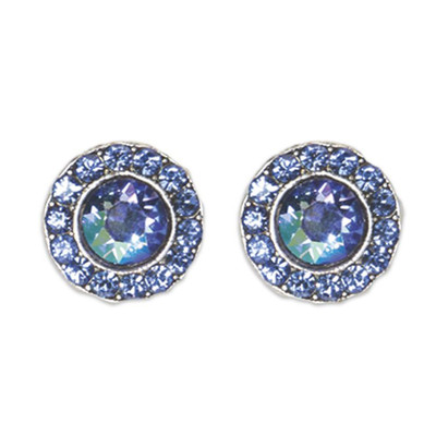 Anne Koplik Double Sapphire Stud Earrings