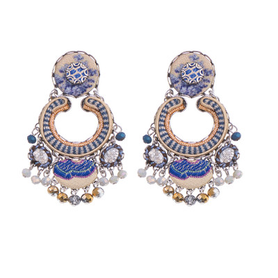 Ayala Bar Sapphire Waves Gypsy Earrings