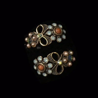 Michal Negrin Spiral Flower Adjustable Ring