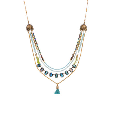 Aqua Mirage Lagoon at Sunrise Necklace