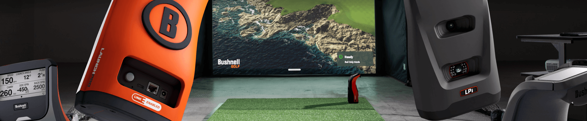 Bushnell Golf Launch Monitors Category Banner Image