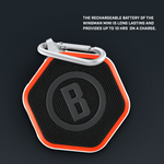 Wingman Min with text, The rechargeable battery of the Wingman Mini is long lasting and provides up to 10 hours on a charge Wingman Min with text, The rechargeable battery of the Wingman Mini is long lasting and provides up to 10 hours on a charge