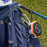 Wingman Mini attached to golf bag with Carabiner Wingman Mini attached to golf bag with Carabiner