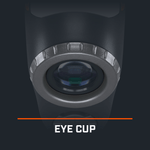 Detailed view of replacement eye cup for Tour V6 Shift rangefinder.