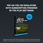 Graphic of 14-Day trial of Gold Subscription with FSX Play Included. $499 per year after trial period.  Required for use. Graphic of 14-Day trial of Gold Subscription with FSX Play Included. $499 per year after trial period.  Required for use.