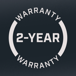 Graphic showing 2-Year Warranty. Graphic showing 2-Year Warranty.