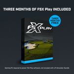 Graphic of Three Months of FSX Play Included Graphic of Three Months of FSX Play Included