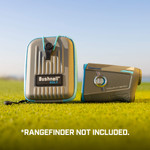 Replacement Carrying Case for Tour Hybrid on golf green with Tour Hybrid Rangefinder, text reads Rangefinder Not Included