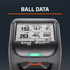 Launch Pro Launch Monitor Detail Of Device Screen Showing Ball Data On Dark Background