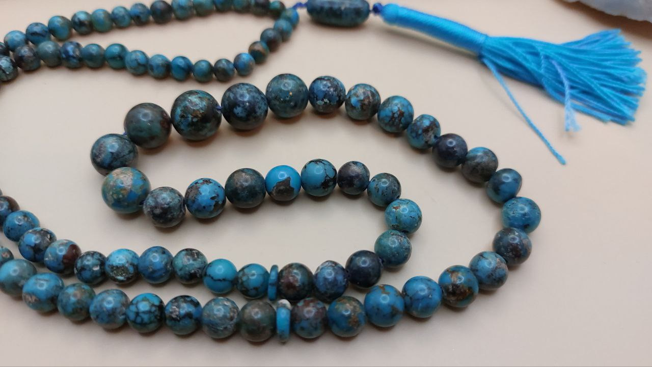 百佛 Genuine Tasbih Feroza Nishaburi Iranian Persian Turquoise Rosary