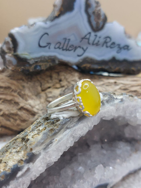 Sharaf al Shams 925 silver sterling unisex ring, real Yellow Aqeeq Yemeni,
Sharaf al Shams 925 silver sterling women ring, real Yellow Aqeeq Yemeni,