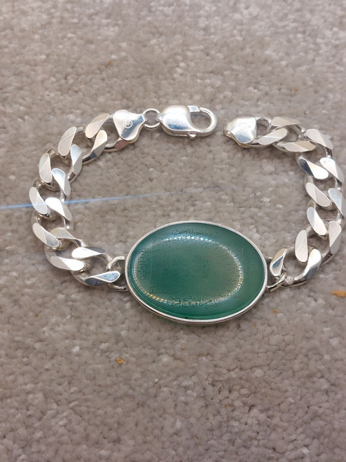 dark Green aqiq bracelet, ladies bracelet, girl bracelet, gift for her, gift for wife, gift for girl, gift for lady, women gift,