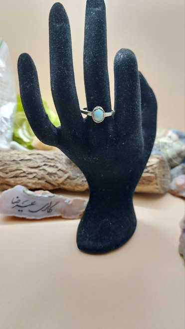 Feroza Nishaburi Shajari 925 silver sterling girl ring Natural