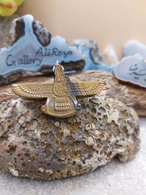 Zoroastrian Pendant, Symbol Zoroastrian, Faravahar Pendant, Zoroastrian Pendant, Symbol Zoroastrian, Faravahar Pendant,