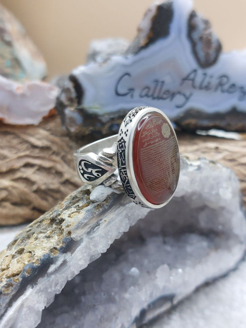 Carnelian Aqeeq ring, carnelian Aqeeq ring for men, carnelian Aqeeq ring for lady, carnelian Aqeeq stone ring,